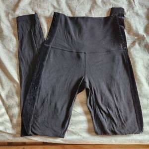 Lululemon Align Super High-rise Leggings - Black w/ Velvet - size 4